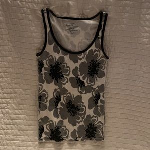 Faded Glory Flower Tank Top